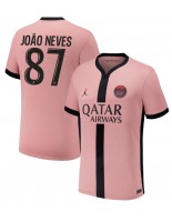 Paris Saint-Germain Joao Neves #87 Kolmaspaita 2024-25 Lyhythihainen